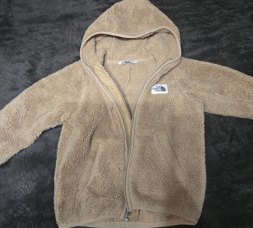 The North Face Kids Tan Fleece Hoodie